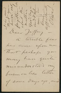 Letter, Oliver Hereford to James Jeffrey Roche