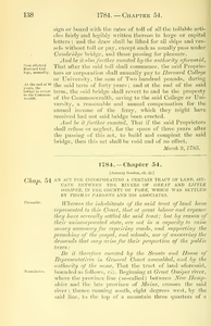 1784 Chap. 0054 An Act For Incorporating A Certain Tract Of Land, Situate Between The Rivers Of Great And Little Ossipee, In The County Of York, Which Was Settled By Thomas Parsons And His Associates.