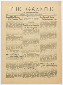 The gazette of Amherst College, 1944 March 24