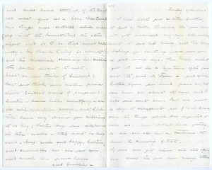 Emily Dickinson letter to W. Austin Dickinson