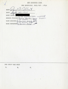 Citywide Coordinating Council daily monitoring report for South Boston High School and its L Street Annex by Paul A. Colbert, 1975 September 29