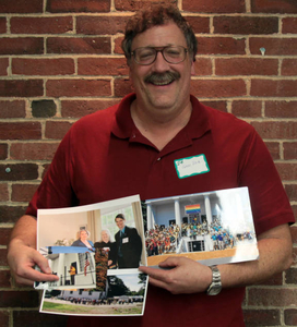 Gare Reid at the Sharon Mass. Memories Road Show