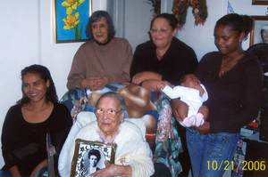 Seven generations of daughters