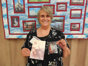 Mary Peres at the Provincetown Mass. Memories Road Show