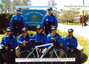 Wayland police bike patrol