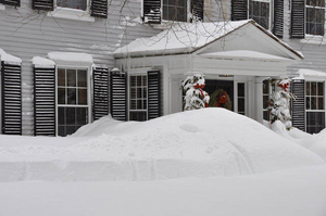 Historic winter snowfall Hingham