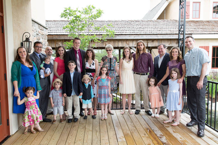 Family shot, Stephanie and Brian's wedding