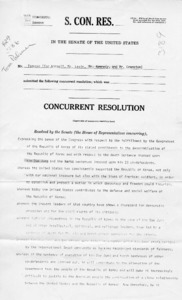 Draft of Concurrent Resolution expressing the sense of the Congress with respect to the fulfillment by the Government of Korea of its stated commitments to the democratization of the Republic of Korea
