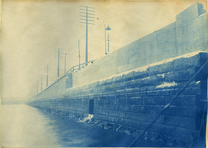 [Wall possibly part of Extension of Dorchester Avenue along Fort Point Channel]