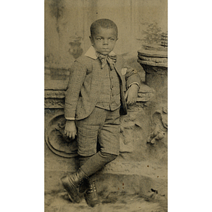 Portrait of 7 year-old Charles H. Bruce