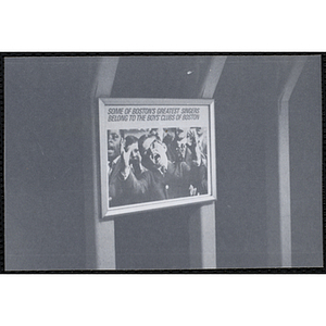 "Promotions - MBTA Stations," Boys' Clubs of Boston poster on display in Milk Street Station, Boston