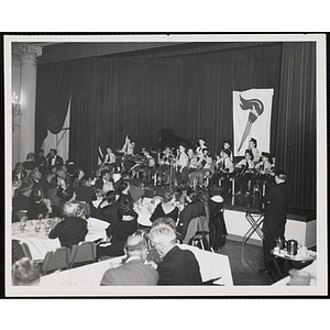 "Bunker Hillbillies performing at the final dinner of the United Fund 1959 Campaign at the Sheraton Plaza on Thursday evening, November 14, 1958"