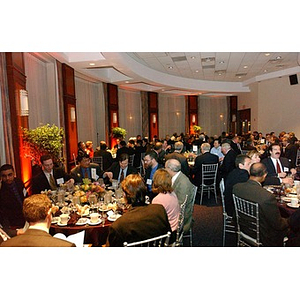 Guests sit during The National Council Dinner