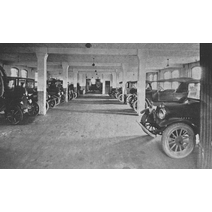 Automobile School garage floor