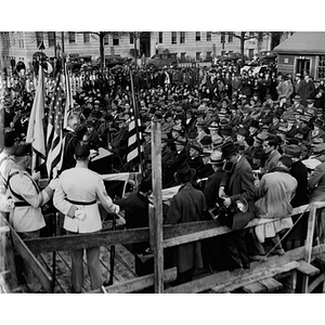 Cornerstone laying for the West Building, Richards Hall