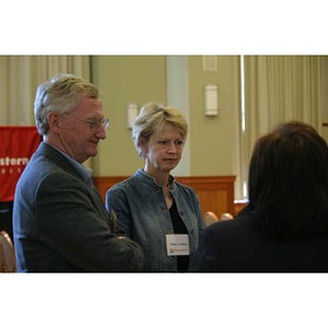 Joseph and Nancy Fleming at the Training Future Innovators Entrepreneurs Panel