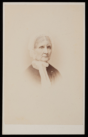 Studio portrait of Mary E. Curtis, Boston, Mass., 1868