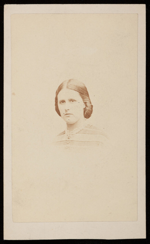 Studio portrait of Ellen Waldo, Boston, Mass., 1862