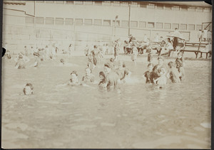 People swimming at the North End Park, Boston, Mass., undated