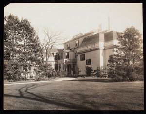 Exterior view of "Blythewood," residence of Henry W. Proctor, Little's Point, Swampscott, Mass., c. 1917.