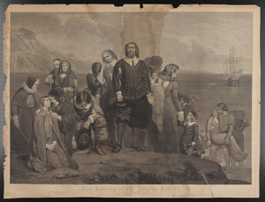 The landing of the Pilgrim Fathers in America, A.D. 1620