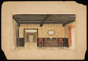 Room Interior with Entry Hall