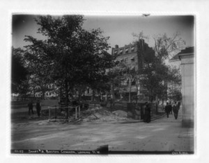 Shaft #3, Boston Common, looking northwest, Boston, Mass., October 5, 1910