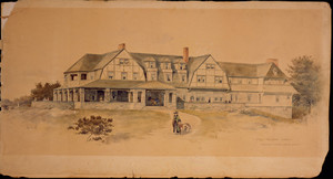 Presentation perspective of the Islesboro Inn, Islesboro Island, Maine, 1888-1889
