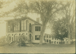 Exterior view of Castle Tucker from a three-quarter angle, Wiscasset, Maine, undated