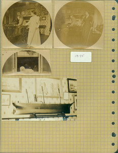Tucker Family photograph album, portraits, page eighteen, Wiscasset, Maine, 1895