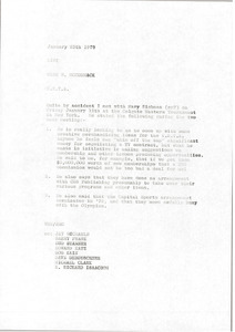 Memorandum from Mark H. McCormack to list