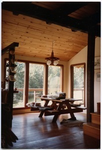 Salmon Creek house interior, dining room