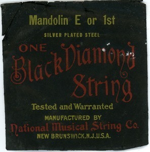 Mandolin One Black Diamond String