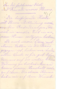 Letter from Anna Marbach to W. E. B. Du Bois