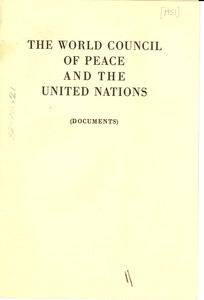 The World Council of Peace and the United Nations