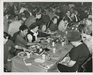 Attendees at Thanksgiving celebration