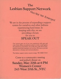 Lesbian support network