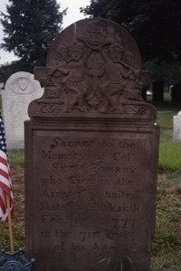 Northampton (Mass.) gravestone: Pomeroy, Seth (d. 1777)