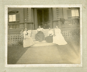 Ellen Condie Yancy, Anne C. Parker, Brenda Mattice, Gertrude M. Nimsher at Hale Hospital, Haverhill, MA