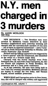 N.Y. Men Charged in 3 Murders