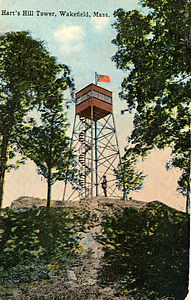 Hart's Hill tower, Wakefield, Mass.