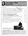 The Eugene O'Neill Newsletter vol. 10, nos. 1, 1986