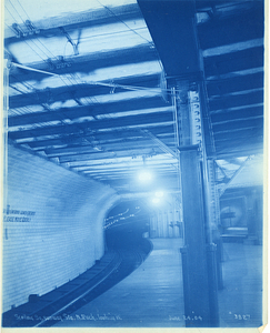 Scollay Square subway Station, north track, looking west