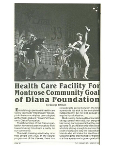 Health Care Facility For Montrose Community Goal of Diana Foundation