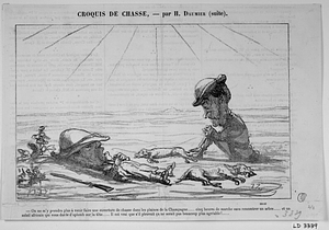 - On ne m'y prendra plus à venir faire une ouverture de chasse dans les plaines de la Champagne... cinq heures de marche sans rencontrer un arbre... et un soleil africain qui vous darde d'aplomb sur la tête... Il est vrai que s'il pleuvait ça ne serait pas beaucoup plus agréable!...