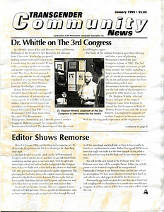 Transgender Community News, Vol. 13 No. 1 (January 1999)