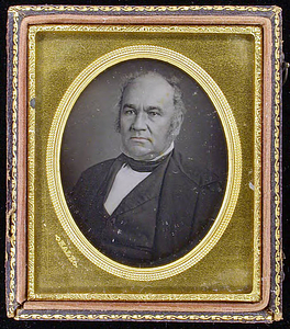Bust-length portrait of an unidentified adult male