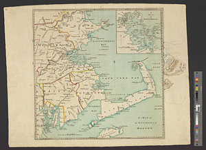 A map of the environs of Boston