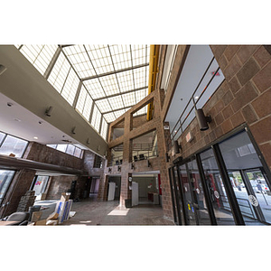 Harriet Tubman House atrium skylight from ground floor