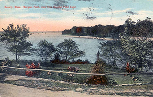 Beverly, Mass. Burgess Point, view from Hospital Point Light